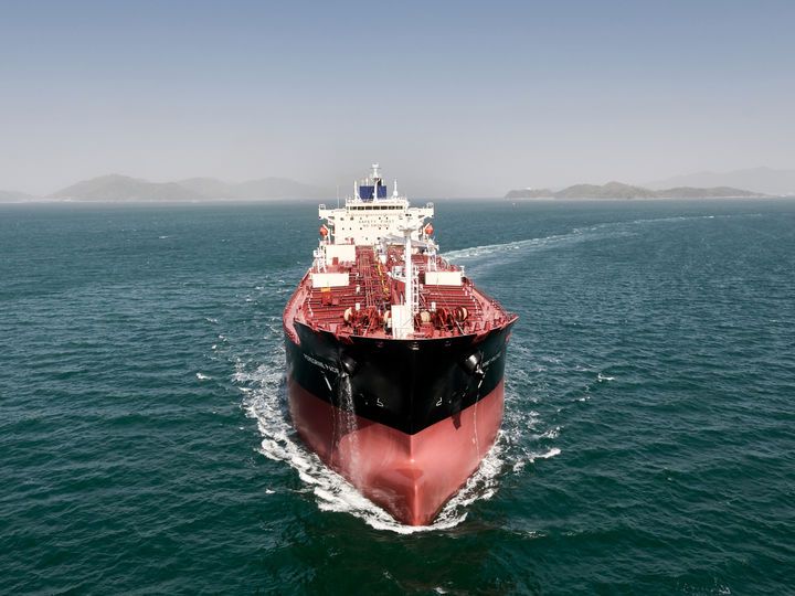 케이조선이 건조한 5만t급 석유화학제품운반선.(사진=케이조선 제공) 2026.04.17. *재판매 및 DB 금지