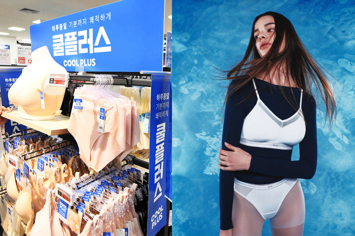 [서울=뉴시스] 데상트골프 에어메쉬 시리즈(왼쪽), 르꼬끄 스포르티브 냉감 폴로셔츠 (사진=데상트코리아 제공) 2026.04.17. photo@newsis.com *재판매 및 DB 금지