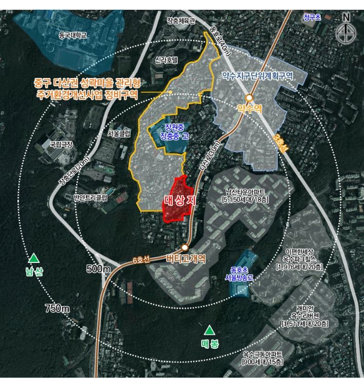 [서울=뉴시스] 신당9구역 위치도. (자료=중구 제공) 2026.04.17. *재판매 및 DB 금지
