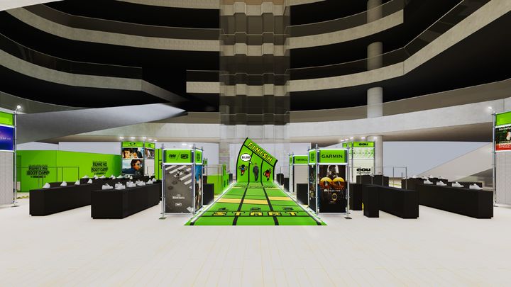 [서울=뉴시스] 롯데백화점 러닝부스트 팝업 전경 조감도. (사진=롯데백화점 제공) *재판매 및 DB 금지