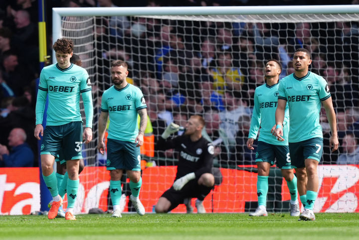 [리즈=AP/뉴시스] 잉글랜드 프로축구 프리미어리그(EPL) 울버햄튼. 2026.04.18.