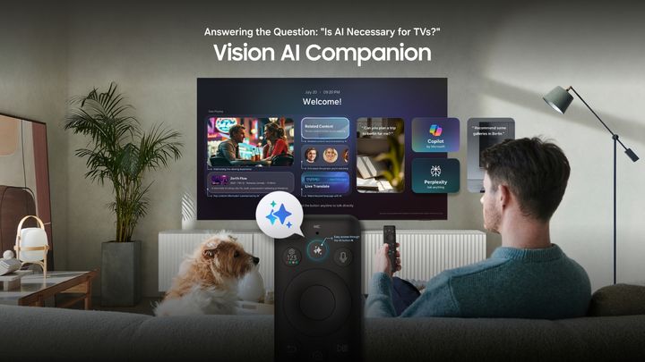 삼성전자는 16일(현지시간) 미국 플로리다주 포트마이어스에서 열린 '2026 에디슨 어워즈'에서 금상 2개와 은상 2개로 총 4개의 상을 수상했다고 19일 밝혔다. 사진은 금상을 수상한 삼성 TV만의 통합 AI 플랫폼 '비전 AI 컴패니언' (사진=삼성전자 제공) *재판매 및 DB 금지