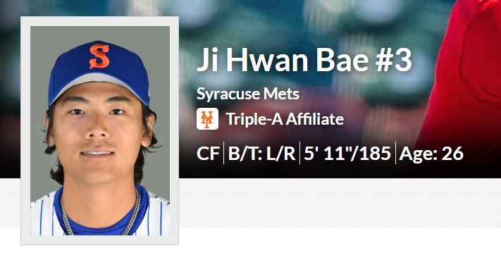 [서울=뉴시스] 배지환. (사진 = MiLB 홈페이지 캡처) *재판매 및 DB 금지