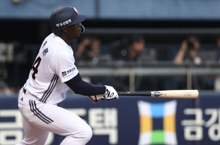 [서울=뉴시스] 프로야구 두산 베어스 외국인 타자 다즈 카메론. (사진=두산 제공) 2026.04.19. *재판매 및 DB 금지