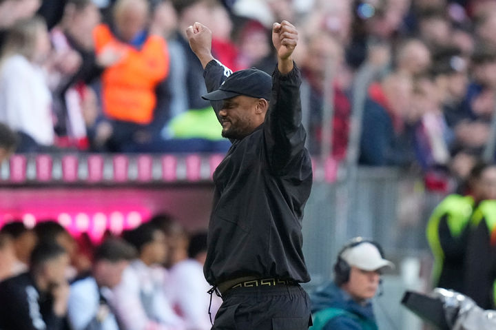 [뮌헨=AP/뉴시스]뮌헨의 뱅상 콩파니 감독. 2026.04.19.