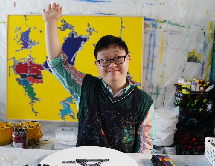 [대구=뉴시스] 김현우 화가. (사진=행복북구문화재단 제공) 2026.04.20. photo@newsis.com *재판매 및 DB 금지