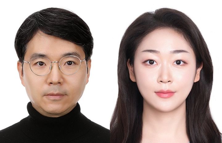 [울산=뉴시스] 김재익 교수(좌측)와 이영은 연구원 (사진=UNIST 제공) photo@newsis.com *재판매 및 DB 금지