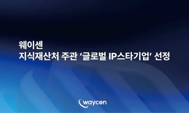 [서울=뉴시스] 웨이센은 지식재산처가 주관하는 '2026 글로벌 지식재산(IP) 스타기업'에 선정됐다고 20일 밝혔다. (사진=웨이센 제공) 2026.04.20. photo@newsis.com *재판매 및 DB 금지