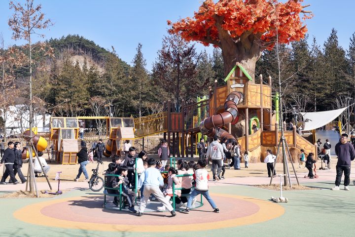 [정읍=뉴시스] 정읍 메이플랜드(내장산문화광장) 내 '기적의 놀이터'. *재판매 및 DB 금지