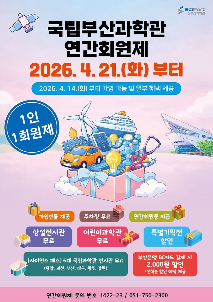 [부산=뉴시스] '사이언스 패스' 포스터. (사진=국립부산과학관 제공) 2026.04.20. photo@newsis.com *재판매 및 DB 금지