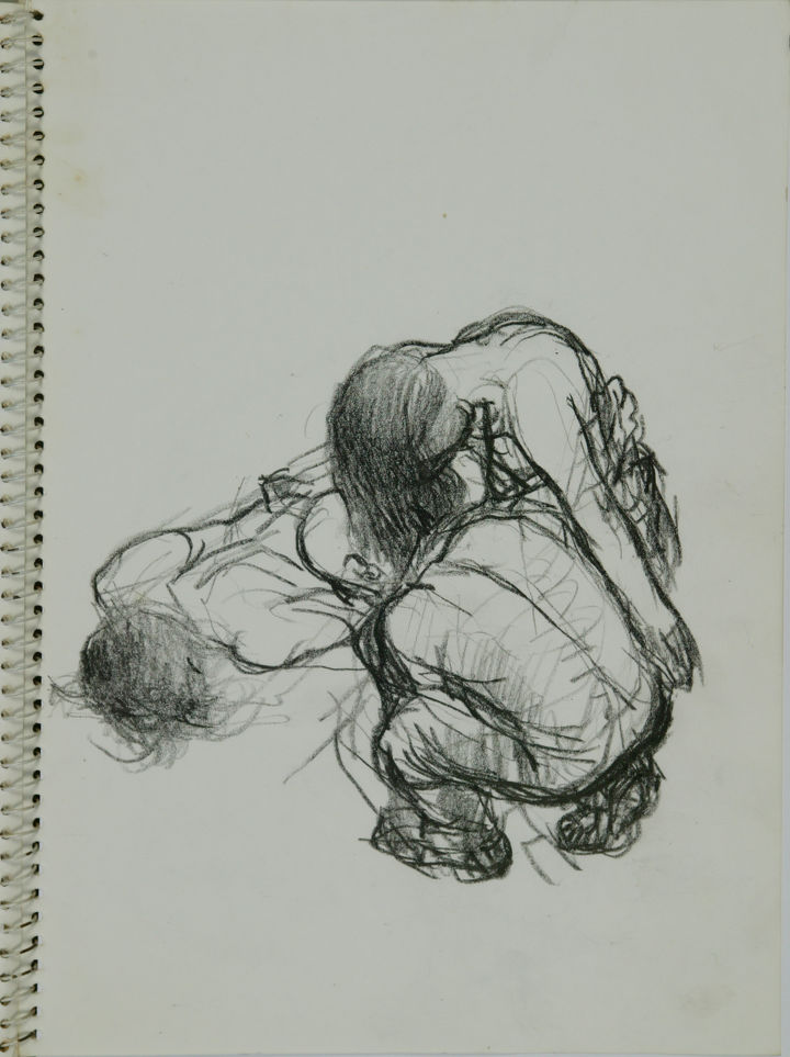 P1988-c.0122〈매월당〉1988_Conte on paper_26.7x18.5cm *재판매 및 DB 금지
