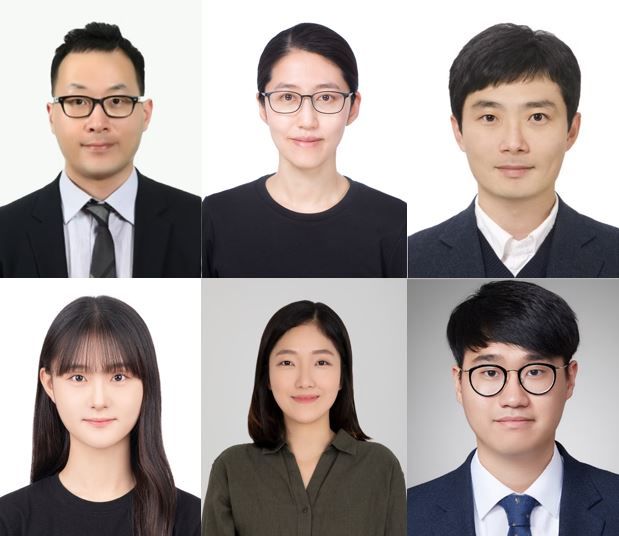 [서울=뉴시스] (윗줄 왼쪽부터) 고려대 생명공학부 박희호 교수, 세종대 기계항공우주공학부 권보미 교수, KAIST 기계공학과 유홍기 교수, (아랫줄 왼쪽부터) 고려대 강지현 석박사통합과정, 국민대 손보람 교수, KAIST 한정무 박사후연구원. (사진=고려대 제공) 2026.04.20. photo@newsis.com *재판매 및 DB 금지