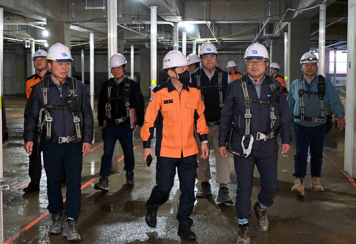 [광주=뉴시스] 광주시소방안전본부, 대형 공사장 화재 취약시설 안전점검. (사진=광주시소방안전본부 제공) 2026.04.20. photo@newsis.com *재판매 및 DB 금지