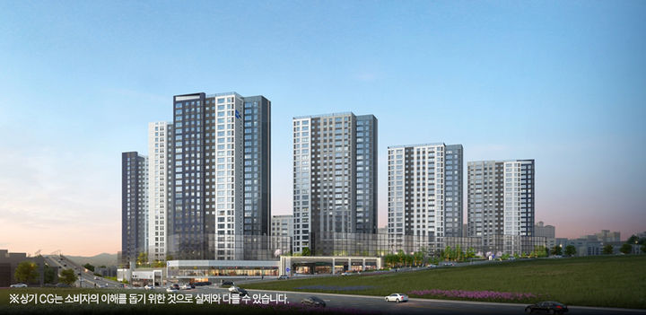 [서울=뉴시스] 두산위브 트리니뷰 구명역 투시도. (출처=두산건설) 2026.04.21. photo@newsis.com *재판매 및 DB 금지