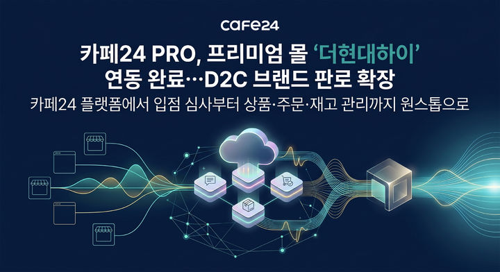 [서울=뉴시스] 카페24 '더현대하이' 연동 (사진=카페24 제공) 2026.04.21. photo@newsis.com *재판매 및 DB 금지