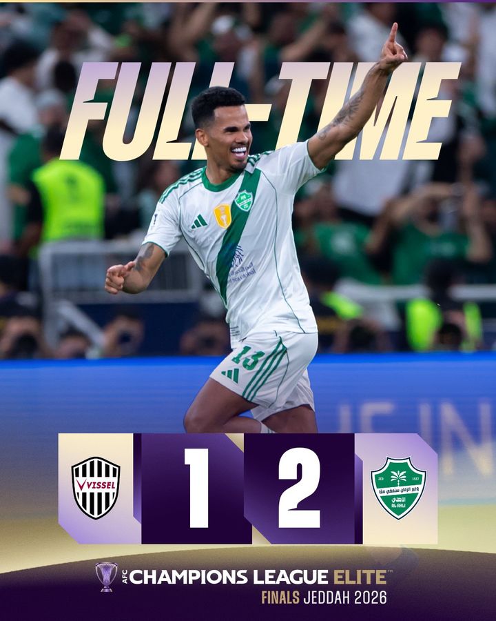 [서울=뉴시스] 2025~2026시즌 ACLE 결승에 오른 알아흘리. (사진=AFC SNS 캡처) 2026.04.21. photo@newsis.com *재판매 및 DB 금지