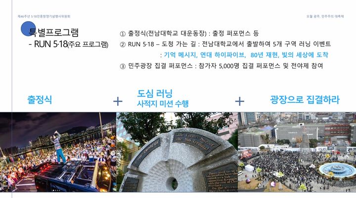 [광주=뉴시스] 5·18민중항쟁기념행사위는 오는 5월16일 광주지역 주요 5·18 사적지를 코스로 하는 런 5·18 마라톤 행사를 연다. (사진 = 독자 제공) photo@newsis.com. *재판매 및 DB 금지