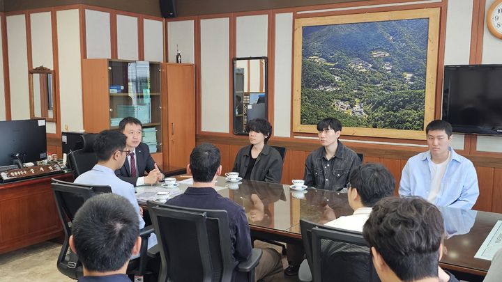 [합천=뉴시스] 합천군 2026년 신규 공중보건의 직무교육 (사진=예비후보 제공) 2026. 04. 21. photo@newsis.com *재판매 및 DB 금지