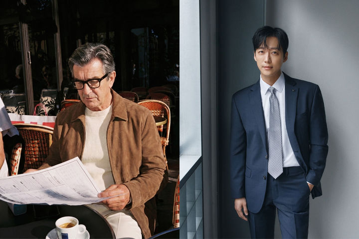 [서울=뉴시스] 웰메이드 인디안 AI 화보 및 브루노바피 '2026 봄 컬렉션' 남궁민 화보 이미지(오른쪽) (사진=웰메이드 제공) 2026.04.22. photo@newsis.com *재판매 및 DB 금지