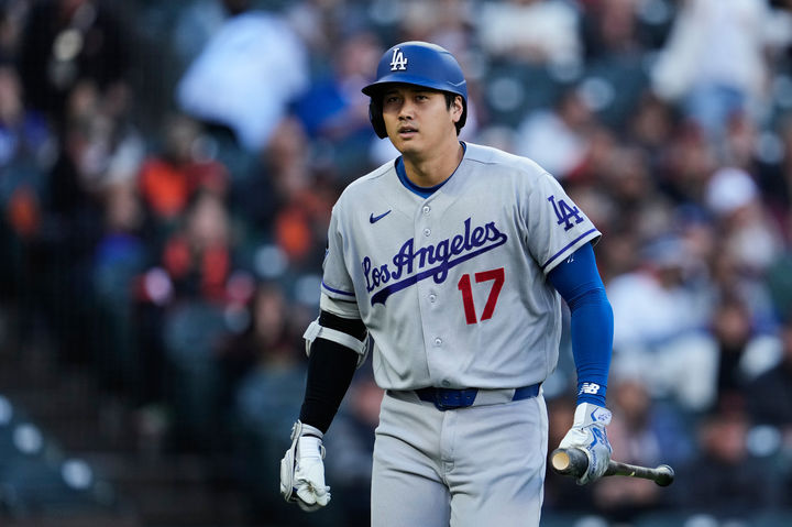 [샌프란시스코=AP/뉴시스] 메이저리그 LA 다저스 오타니 쇼헤이. 2026.04.22.