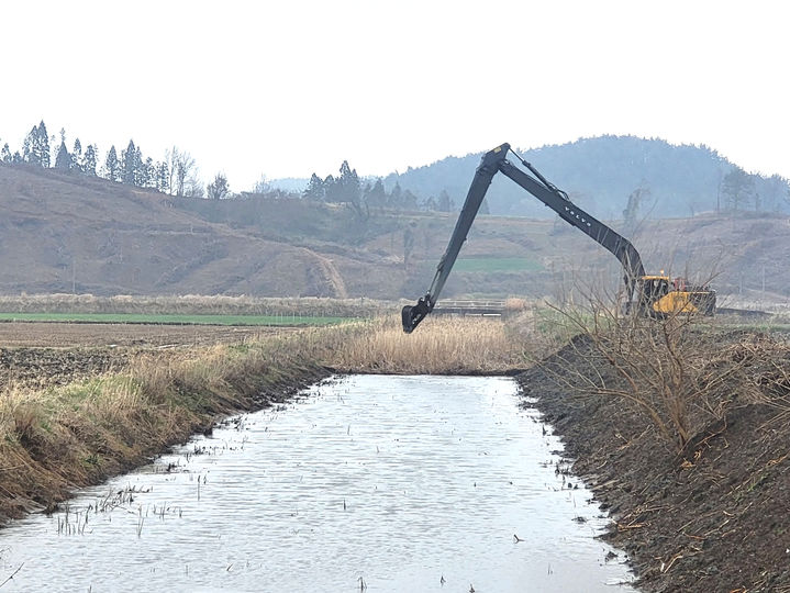 한국농어촌공사 전남본부가 전남 지역 농경지 침수 피해를 줄이기 위한 배수로 정비를 확대 시행한다. (사진=농어촌공사 제공) photo@newsis.com *재판매 및 DB 금지
