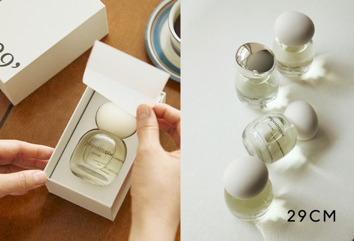 [서울=뉴시스] 29CM 라이프스타일 뷰티 브랜드 '이구어퍼스트로피(29’)' 머들 향수 4종 (사진=29CM 제공) 2026.04.22. photo@newsis.com *재판매 및 DB 금지