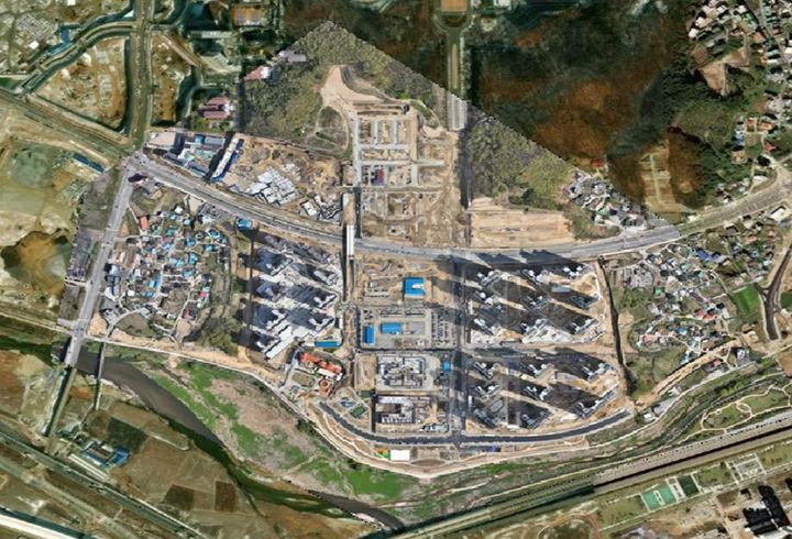 [아산=뉴시스] 아산 탕정지구 도시개발사업 부지 모습. (사진=아산시 제공) 2026.04.22 photo@newsis.com *재판매 및 DB 금지