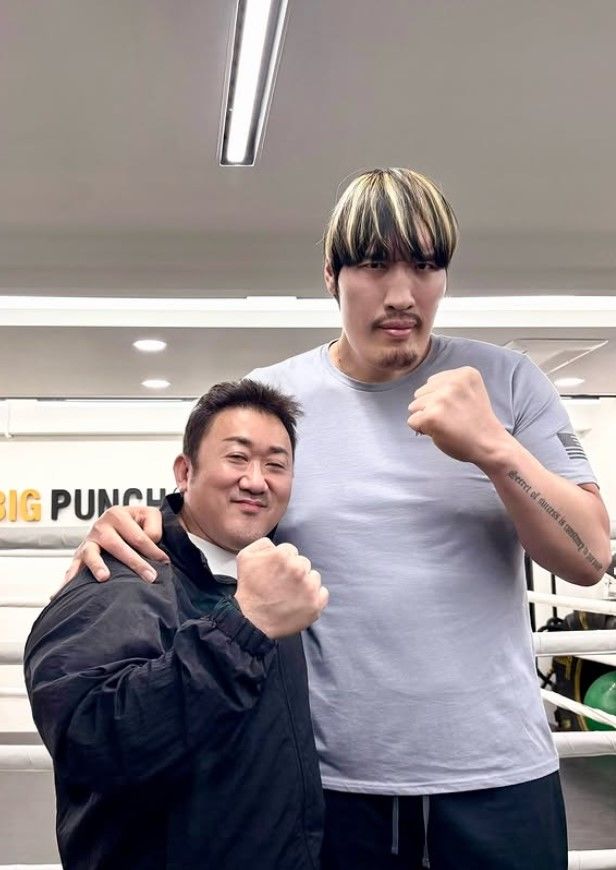 [서울=뉴시스] 마동석, 최홍만. (사진=인스타그램 캡처) 2026.04.22. photo@newsis.com *재판매 및 DB 금지