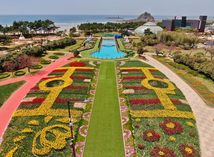 [태안=뉴시스] 태안국제원예치유박람회장 전경. (사진=(재)태안국제원예치유박람회조직위원회 제공). 2026.04.22. photo@newsis.com *재판매 및 DB 금지