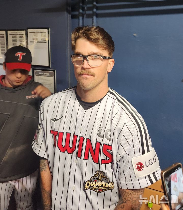 [서울=뉴시스] 박윤서 기자 = 프로야구 LG 트윈스 라클란 웰스. 2026.04.22.