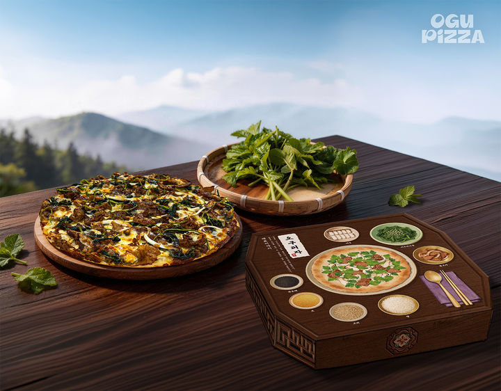 [서울=뉴시스] 피자앤컴퍼니 오구피자, 영월 단종문화제 참가해 지역 특산물 활용한 한정 메뉴 '왕과 산나물 피자' 한정 판매(사진=피자앤컴퍼니) *재판매 및 DB 금지