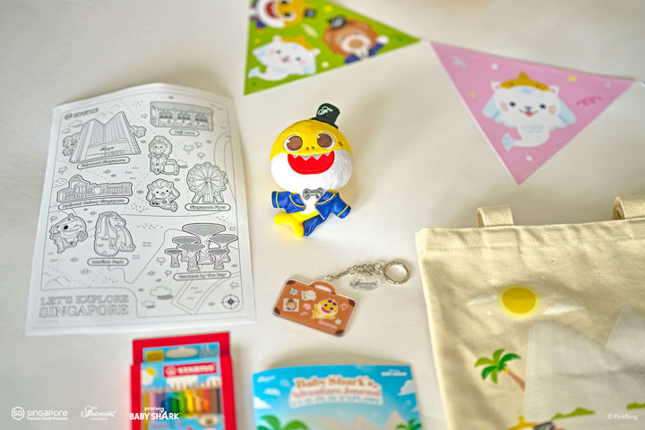 [서울=뉴시스]아기상어 체험형 스테이케이션 패키지 웰컴 키트.(사진=더핑크퐁컴퍼니 제공) 2026.04.23. photo@newsis.com *재판매 및 DB 금지