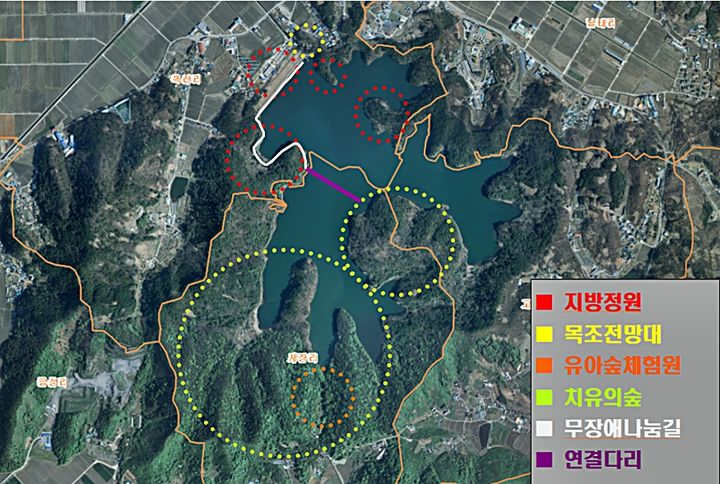 [군산=뉴시스] 청암산 생태관광 명소화 사업 구역도. (사진=군산시 제공) 2026.04.23. photo@newsis.com *재판매 및 DB 금지