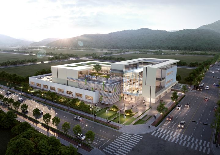 [밀양=뉴시스] 공공임대형 지식산업센터 조감도. (사진=밀양시 제공) 2026.04.23. photo@newsis.com *재판매 및 DB 금지