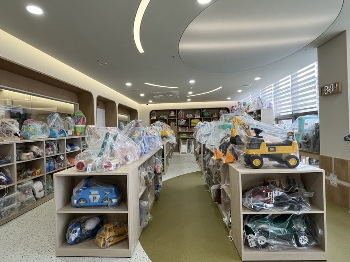 [양양=뉴시스] 양양군 장난감 도서관 내부 모습.(사진=양양군 제공)photo@newsis.com *재판매 및 DB 금지