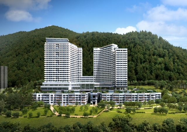 [거제=뉴시스] 신정철 기자= 경남 거제시 일운면 지세포항 수변공원에 대지면적 5만7671㎡, 연면적 11만820㎡ 규모의 5성급 복합 관광숙박시설 ‘거제 신라모노그램(가칭)’ 기공식이 23일 개최됐다.사진은 조감도.(사진=거제시 제공).2026.04.23. photo@newsis.com *재판매 및 DB 금지