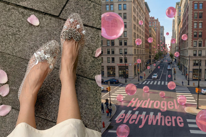 [서울=뉴시스] 기온이 빠르게 높아지면서 시각적, 촉각적 '시원함'을 겨냥한 '젤리' 소재 상품이 확산하고 있다. (사진=헤븐리 누리집 갈무리, 바이오던스 제공) 2026.04.23. photo@newsis.com *재판매 및 DB 금지