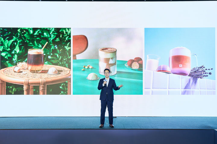 네스프레소 '버츄오 미디어 데이'에서 발표하고 있는 네스프레소 코리아 박성용 대표. (사진=네스프레소 제공) *재판매 및 DB 금지