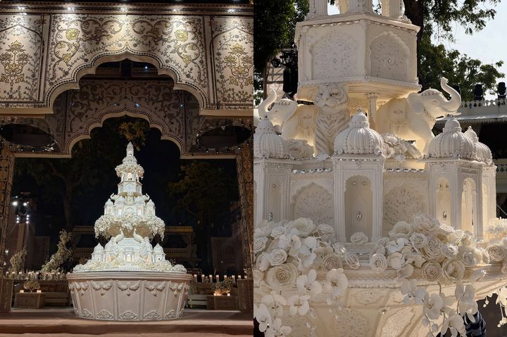 [서울=뉴시스] 주문 가격이 최소 3000만원부터 시작하는 초호화 웨딩 케이크가 공개돼 화제다. (사진=바스티앙 블랑-타이외르 인스타그램 갈무리) *재판매 및 DB 금지