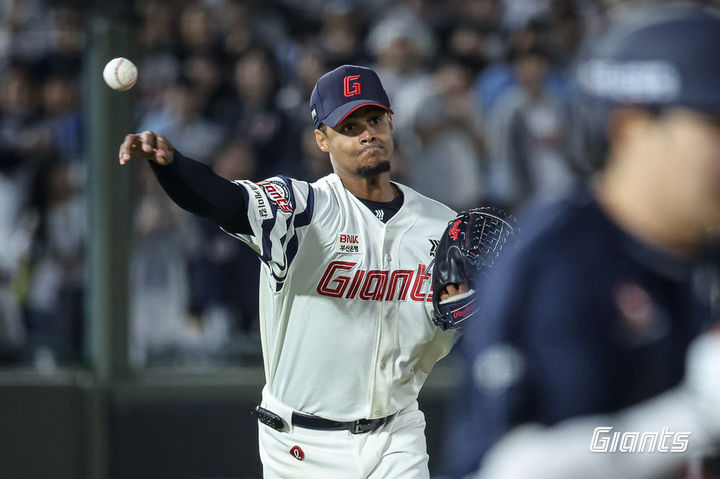 [서울=뉴시스] 프로야구 롯데 자이언츠 엘빈 로드리게스. (사진=롯데 제공) 2026.04.23. *재판매 및 DB 금지