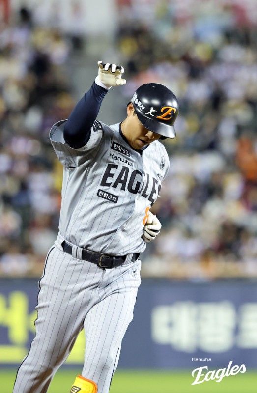 [서울=뉴시스] 프로야구 한화 이글스의 노시환. (사진 = 한화 이글스 제공) *재판매 및 DB 금지