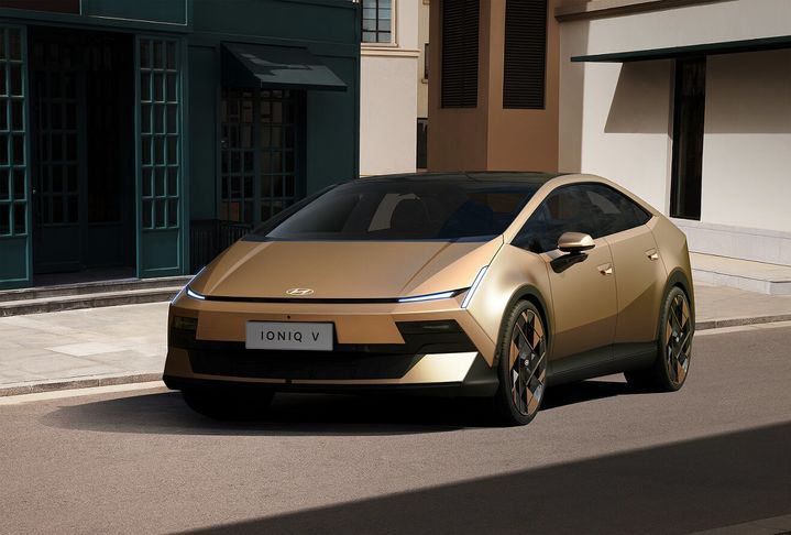 [베이징=뉴시스] 현대차가 중국 공략을 위해 공개한 현지 맞춤형 전기차 아이오닉 브이(V)의 모습. (사진=현대차 제공) 2026.4.24. photo@newsis.com *재판매 및 DB 금지