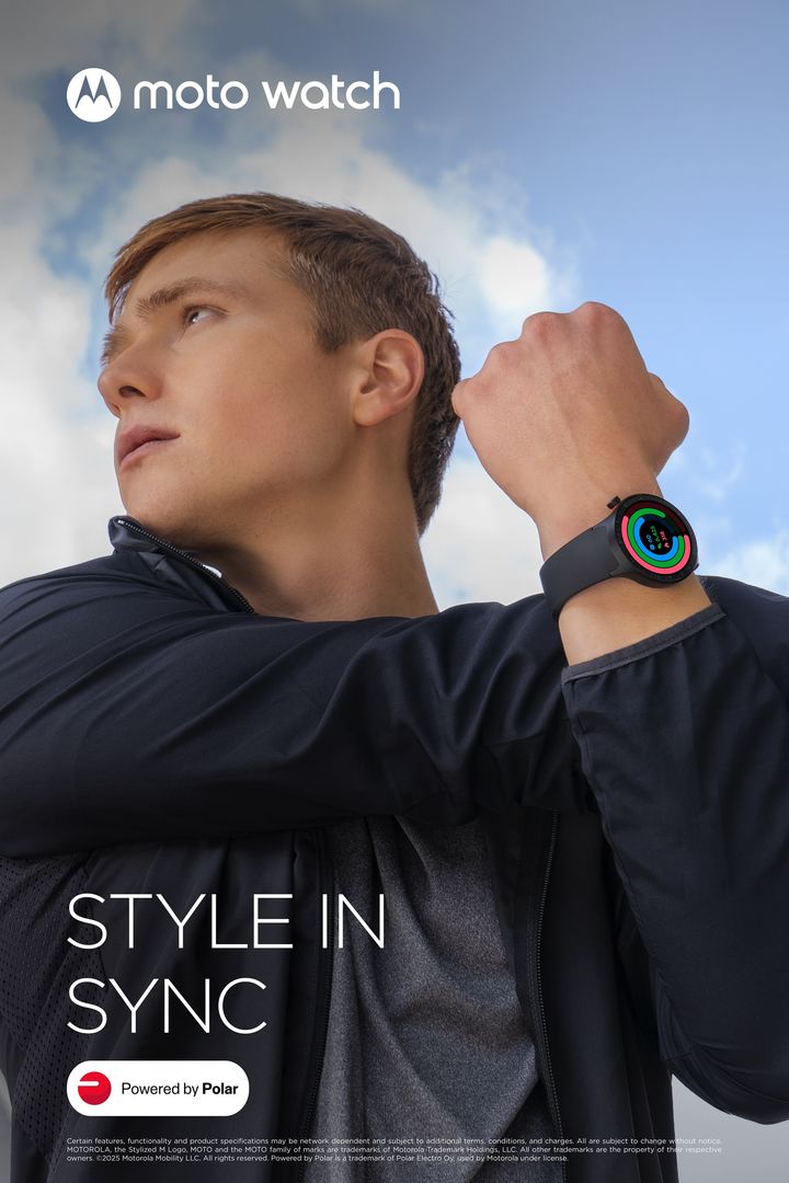 [서울=뉴시스] 모토로라코리아는 글로벌 피트니스 기업 폴라와 협업해 개발한 스마트워치 '모토 워치'를 오는 30일 국내 출시한다고 24일 밝혔다. 2026.04.24. photo@newsis.com *재판매 및 DB 금지
