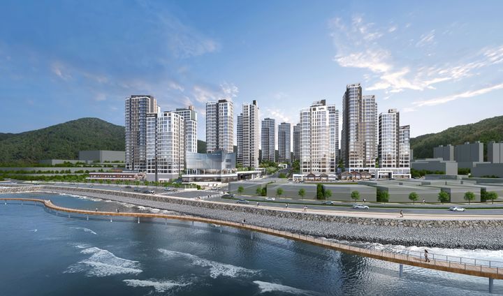 [여수=뉴시스] 중흥·우미, ‘여수 소제 중흥S-클래스 우미린’ 조감도. photo@newsis.com *재판매 및 DB 금지