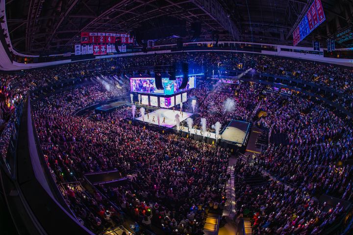 [서울=뉴시스] 트와이스, 월드투어 '디스 이즈 포(THIS IS FOR)' 미국 필라델피아 공연. (사진 = Jesse Faatz 제공) 2026.04.24 photo@newsis.com *재판매 및 DB 금지