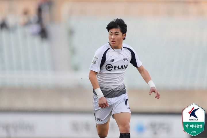 [서울=뉴시스]K리그2 이랜드 안주완. (사진=한국프로축구연맹 제공)