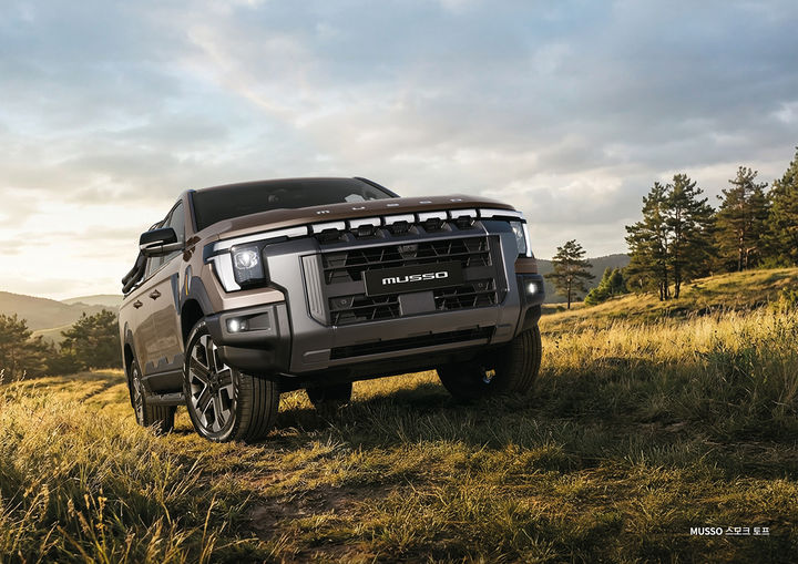 [서울=뉴시스] KGM 무쏘. (사진=KG모빌리티 제공) *재판매 및 DB 금지