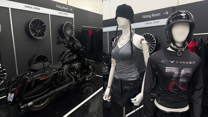 [서울=뉴시스] 권민지 기자 = MNFS 6기 파이널 브랜드로 선정된 이양(EYANG) 브랜드존 2026.04.24. ming@newsis.com *재판매 및 DB 금지