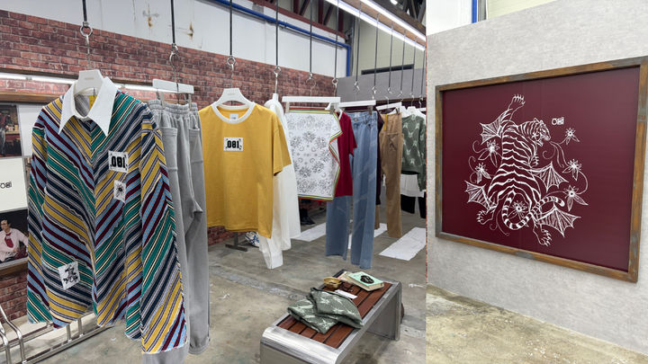 [서울=뉴시스] 권민지 기자 = MNFS 6기 파이널 브랜드로 선정된 오기(OGI) 브랜드존 2026.04.24. ming@newsis.com *재판매 및 DB 금지