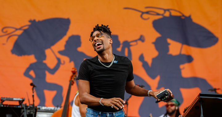 [뉴올리언스=AP/뉴시스] 존 바티스트(Jon Batiste) 
